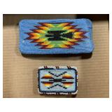 Native American Beaded Belt Buckles