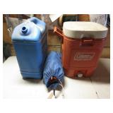 Water Jugs, Tent