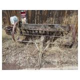 Horse Drawn Seeder, Stove, Bucket