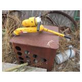 Metal Pipe Holder, Pump