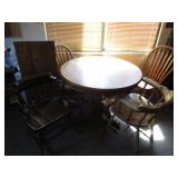 Dining Room Table, 4) Chairs