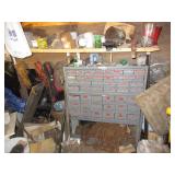 Tool Box with Contents, Rope, Extension Cord