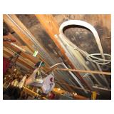 Contents of Rafters: Ramps, Scrap Metal