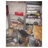 Contents of Shelves: Hardware, Grinder Plates