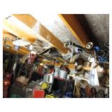 Contents of Rafters: Skis, Poles and More