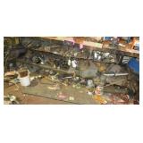 Contents of Desk: Tools, Wheels, Hardware and More