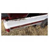 Red and White Truck Bed
