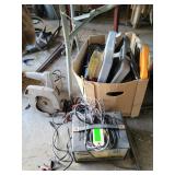Circular Saw, Battery Charger, Assorted Tools
