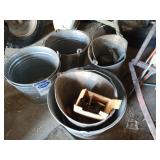 Assorted Metal Buckets