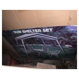 Sun Shelter Set, Folding Chairs