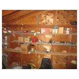 Contents of Shelves: Oil, Auto Parts, Astro Flash