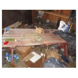 Picnic Table, Sledge Hammer, Misc.