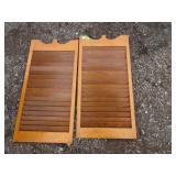 2) Wood Shutters