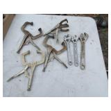 C-Clamps, Wrenches
