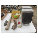 Speakers, Baseball Bat, Baseballs, Sunglasses