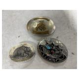 3) Men's Belt Buckles