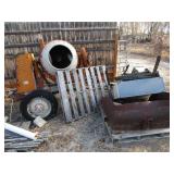 Gas Powered Cement Mixture, Pallet Gas Powered Cement Mixture, Pallet