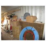 Side of Shipping Container, Tubing, Metal Boxes, Side of Shipping Container, Tubing, Metal Boxes,