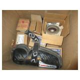 Multiple Hand Held Grinder Discs, Knee Pads Multiple Hand Held Grinder Discs, Knee Pads