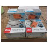 4) Oatey Designline Shower Drain Bases