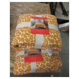 2) Opal House Medallion Stitched Quilts