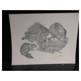Edson Fichter Beaver Print