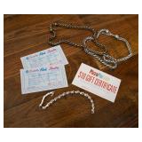 Necklace, Bracelet, 2 Reel Tickets, $10 Pizza Pie