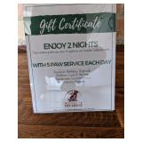 Pocatello Pet Lodge Gift Certificate 2 Night