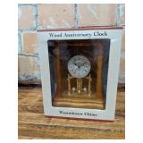 Wood Anniversary Clock Westminster Chime