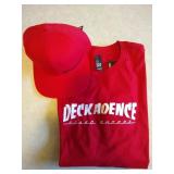 Size Medium T-Shirt, Ball Cap
