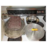 Angel Food Cake Pan, Cupcake Sheets, Metal Bowls, Angel Food Cake Pan, Cupcake Sheets, Metal Bowls,