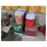 2) Coolers, 2) Beverage Jugs 2) Coolers, 2) Beverage Jugs
