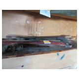 2) Hand Saws, Wood Splitter, Lug Wrench, 2) Hand Saws, Wood Splitter, Lug Wrench,