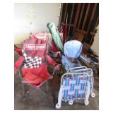 5) Camp Chairs, 3) Beach Chairs, 5) Camp Chairs, 3) Beach Chairs,
