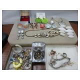 Earring Sets, White Stoned Jewelry, Necklaces,