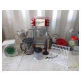 Popcorn Machine, Scale, Jars, Ninja Food Processor