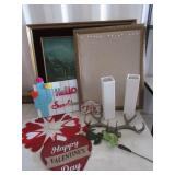 Framed Art, Antler Coat Rack, Valentine