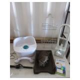 Foot Bath, Shower Handle, Caddy, Wig, Curling Iron