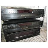 2) Sony 5 CD Changer CDP-CE375, Sherwood RX-4109