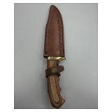 Mountain Lion Hunter, 12" Overall, Brown Handle