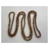 Golden Brown Pearl Necklace