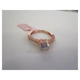 Sterling Silver / Rose Gold / Cubic Zirconia Ring