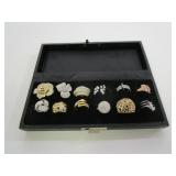 12) Rings with Display Case