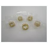 5) Coral Crown Rings