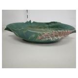 Roseville Pottery Green Foxglove Console Bowl