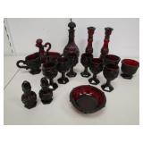 Vintage Cape Cod Ruby Red Glassware