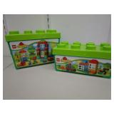 2) Tubs Duplo Legos
