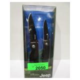2) Jeep Folding Knives
