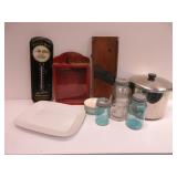 Harvest Moon Thermometer, Jars, Plates,