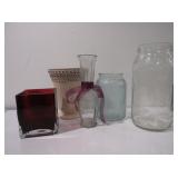 Assorted Vases with Unique Colors